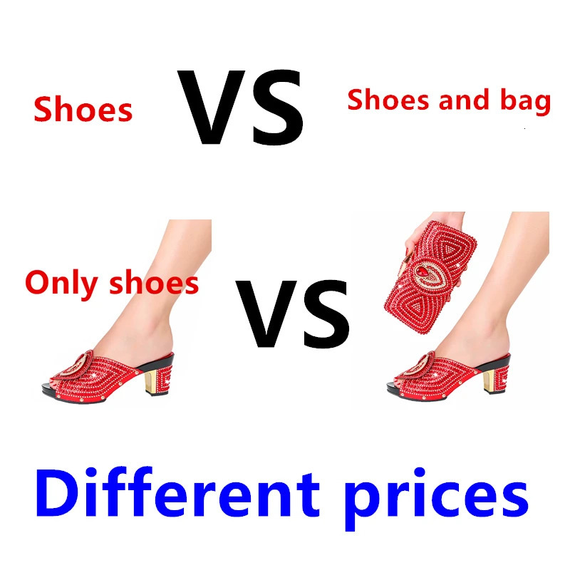 Ladies diamond handbag crystal high heels slippers Christmas party gifts Rhinestone banquet bag wedding shoe bag set 241113