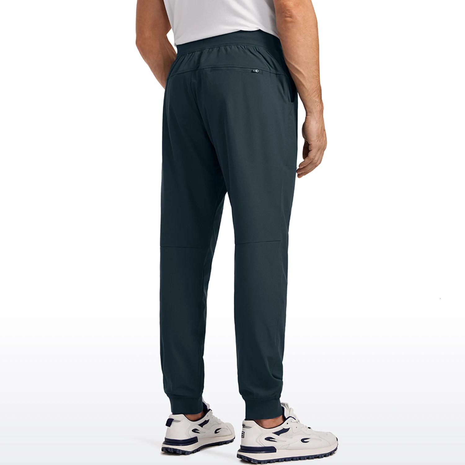 CRZ Yoga All Day Comfortable Mens Golf Jogging Pants 30 inches Fast Drying Lightweight Stretch Work Casual Jogging Pants with Pockets 241114