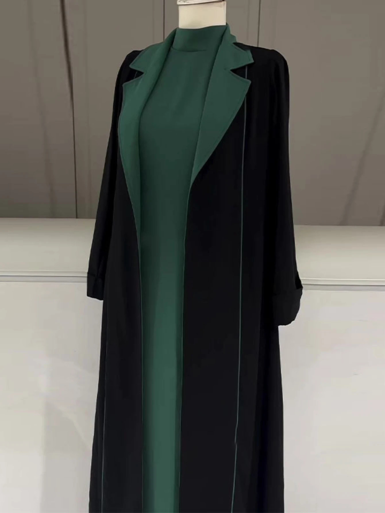 Eid al Fitr Muslim Abaya Womens Open Skirt Dress Jalabiya Kaftan Islam Vestidos Arab Long Robe Ramadan Morocco Dubai Abayas 241111
