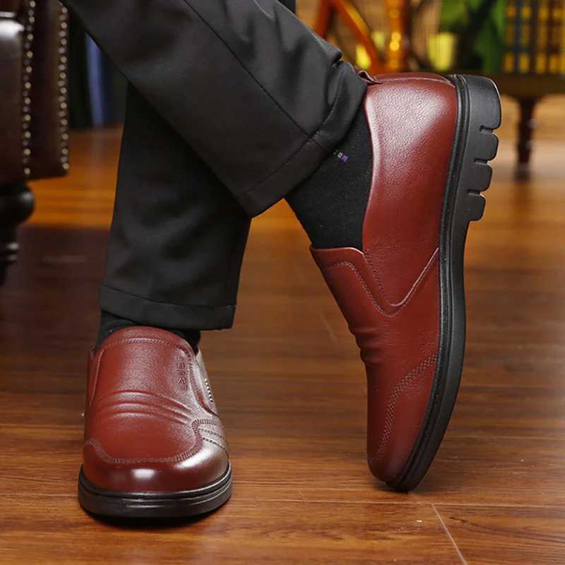 Man Sport Shoe Loafers Men N-slip Leather Slip- Black Driving Shoes Sneakers Male Dress Shoes Light Breathable Footwear FlatXJ250118