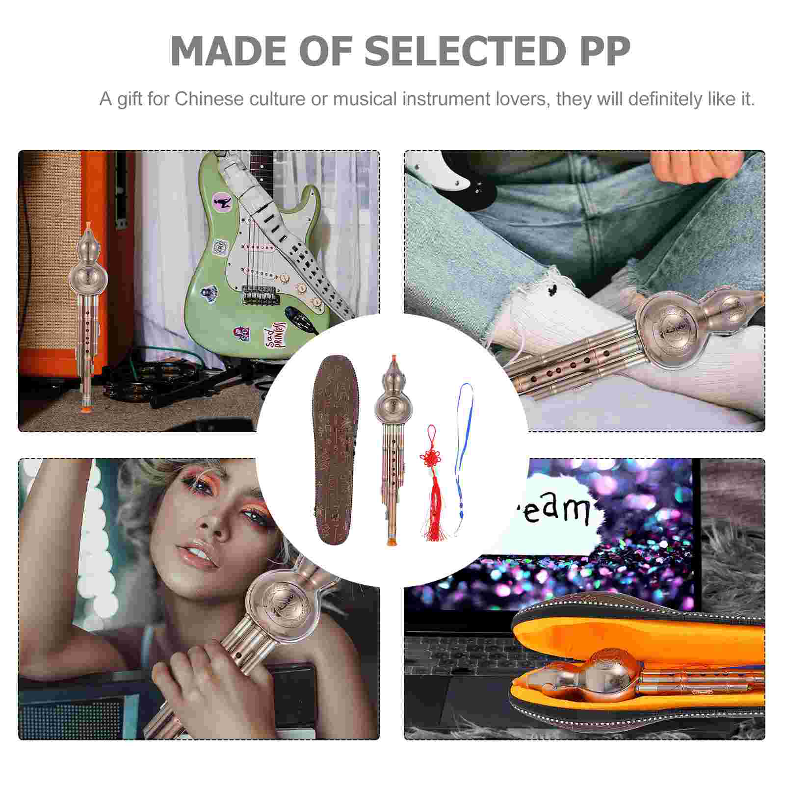 Set Exquisite A Of Hulusi Folk ddmysmile Instruments Orchestral Instruments Beginners To Learn The Chinese Flute Instrument Gourd Flute Smile