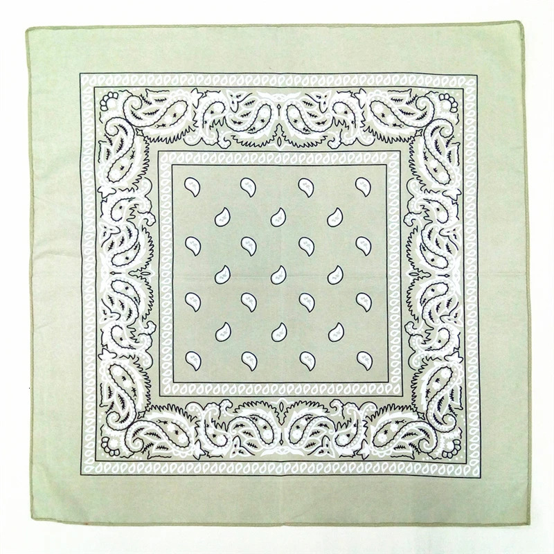 12pcs Polyester Cotton Cashew Flower Hiphop Bandanas For Women Pocket Square Head Neck Scarf Wristband Handkerchief Men 240401