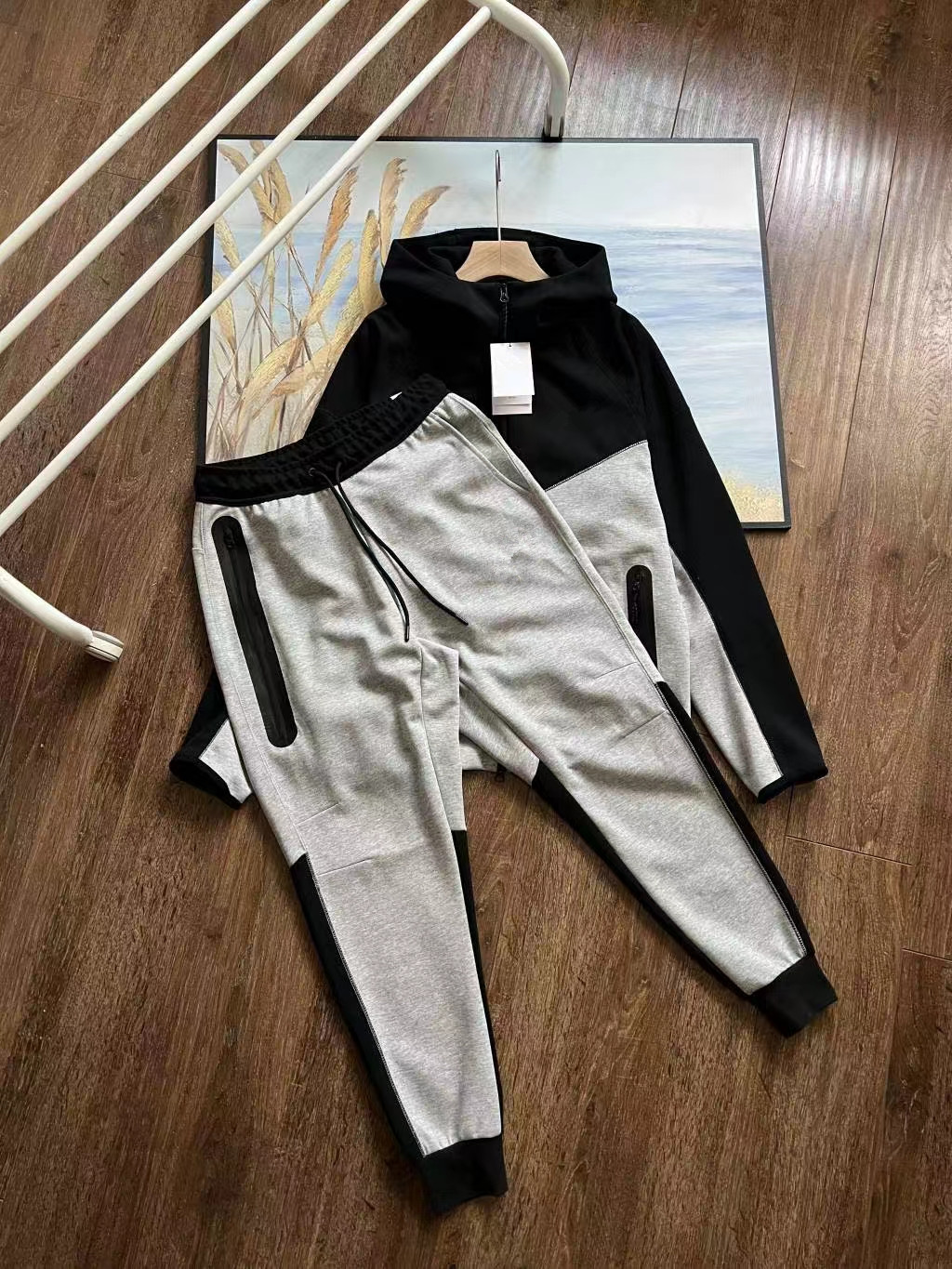 Tech Fleece Hoodies Full zip hood Sports Pants Men Woman Designer Tracksuit Pants Hoodie Classic Black Gray Fashion Loose Jogger Pant Sportswear