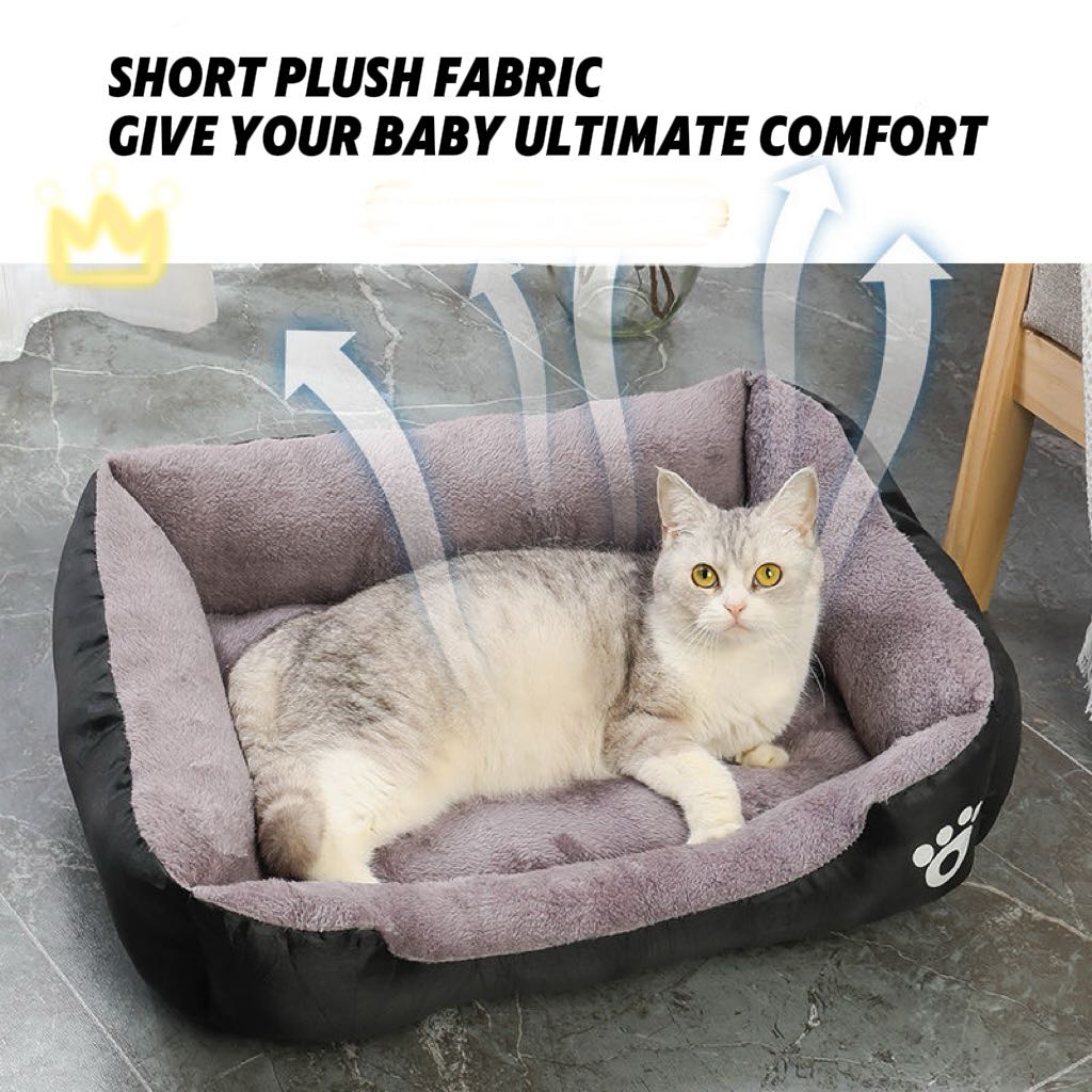 Warm Bone Pet Dogs Bed Washable House Cat Puppy Cotton Kennel Mat Soft Nest Dog Baskets Pet Products For Small Medium Large Dog