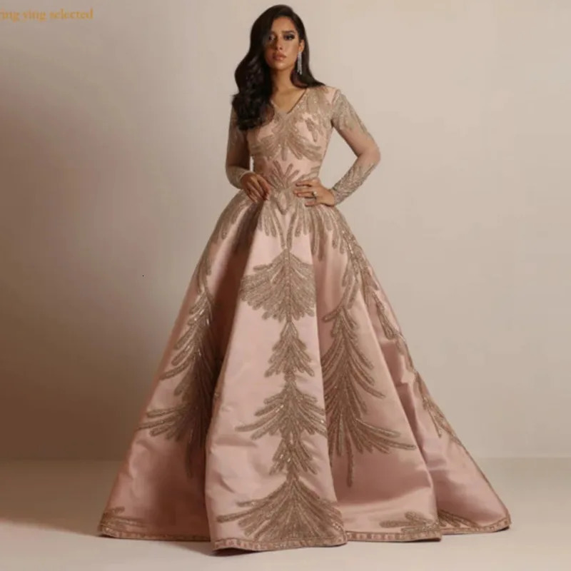 YY Elegant Temperament Plus Size Womens Stamping Large Sleeve Long Skirt Banquet Sexy Pink Party evening dress 240408