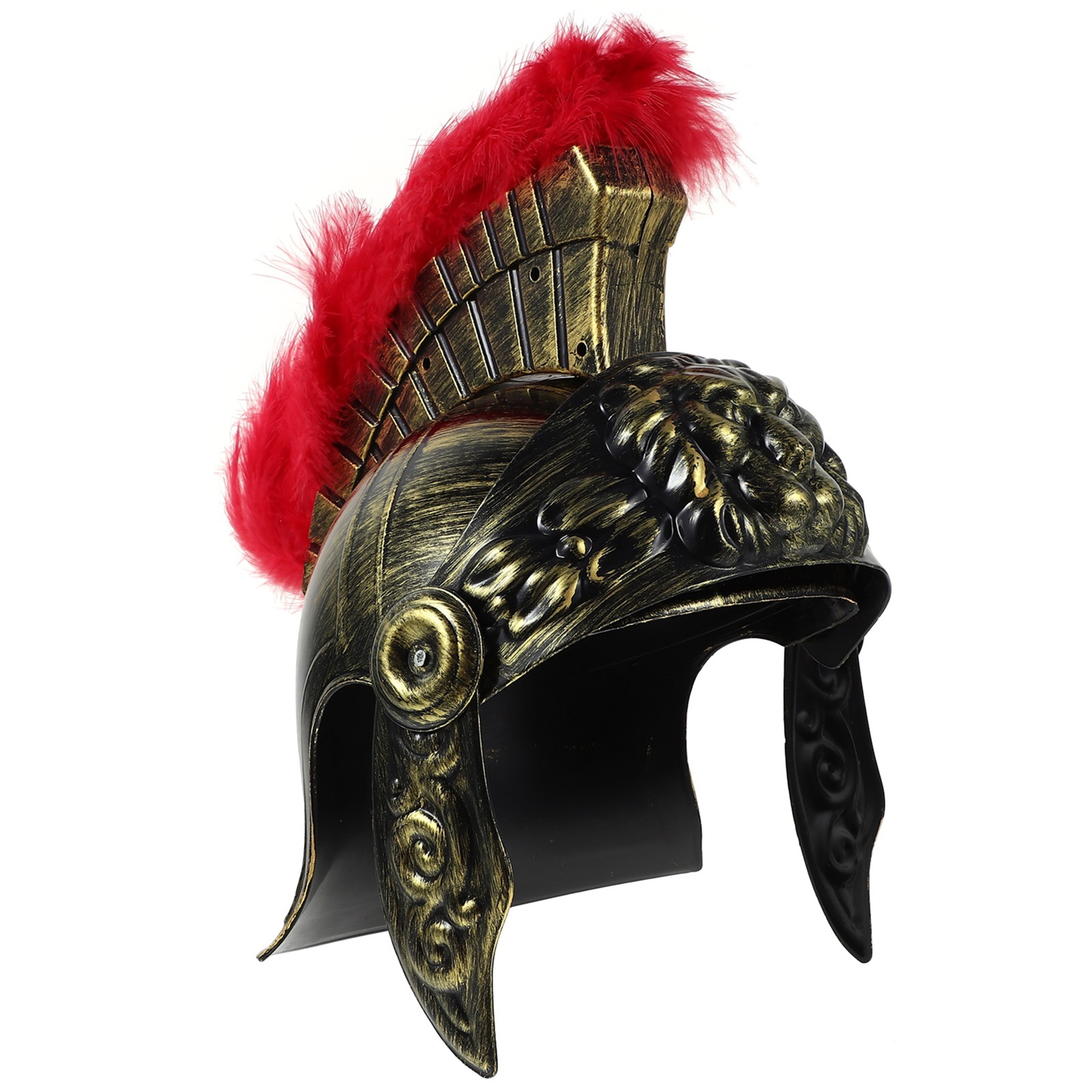 Costume Roman Prop Soldier Carnival Props Costume Hat for Christmas Halloween Cosplay Party Samurai smile