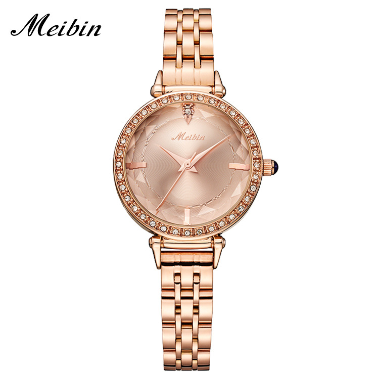 Women's watch compact dial simple temperament quartz ladies watch fashion thickness 10mm dial diameter 30mm alloy waterproof watch fashion 001
