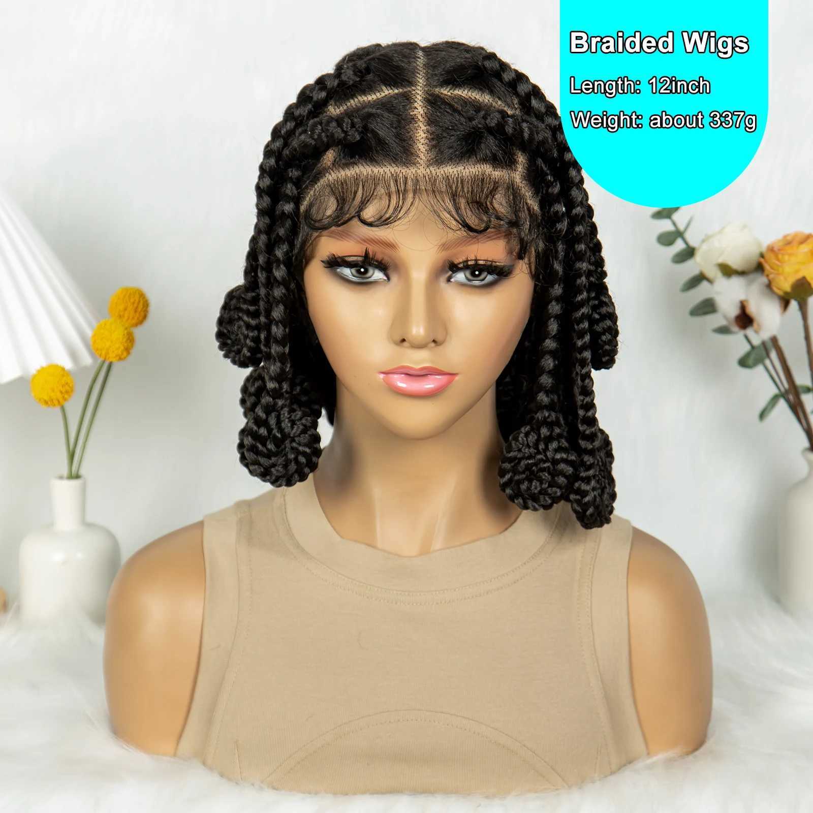 Kima Koroba Knitted Wig Full Lace Knotless Giant Box African Womens Knitted Wig W241114