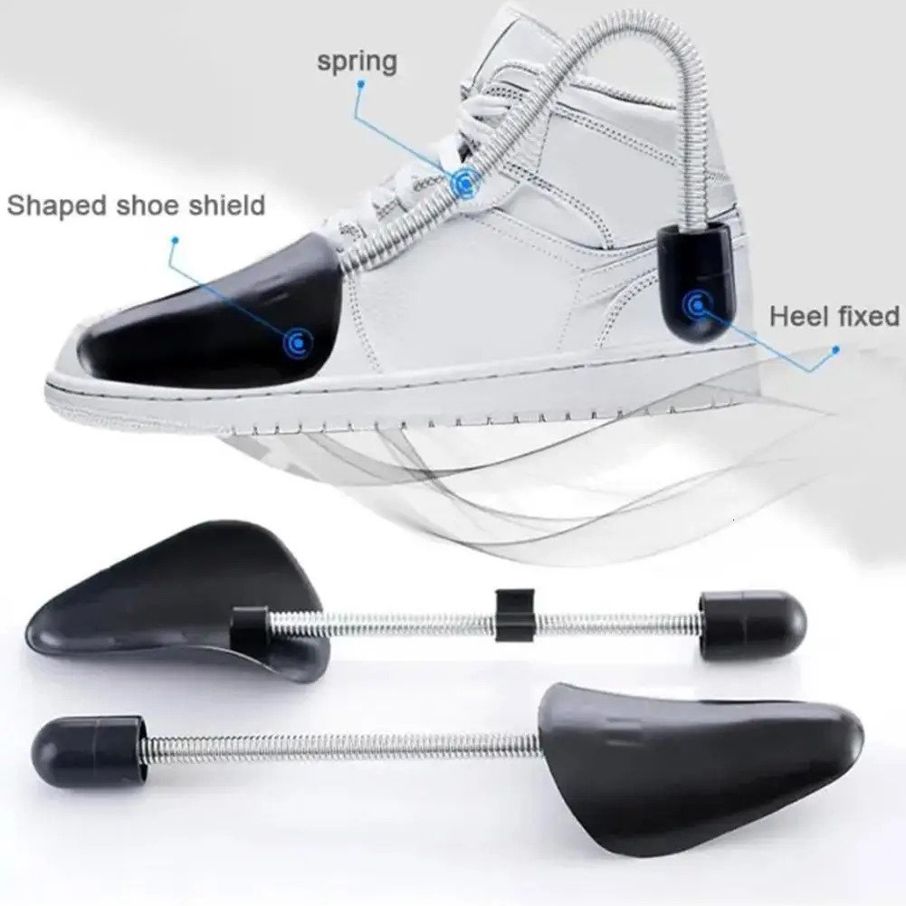 Plastic Spring Shoe Trees For Men And Women Fixed Fits Support Stretcher Shaper 1 Pair Shoes Tree Stretch U0F5 241113