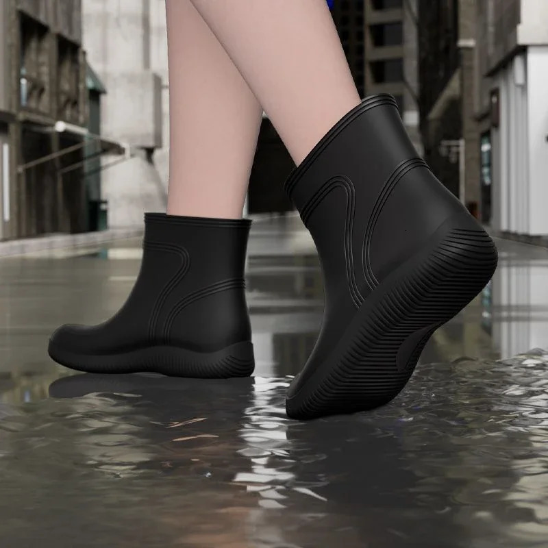 Wear-resistant Man Shoes Fishing Non-slip Work High Quality Rain Boots for Men er On Offer Original Garden Wellies Outdoor 241114