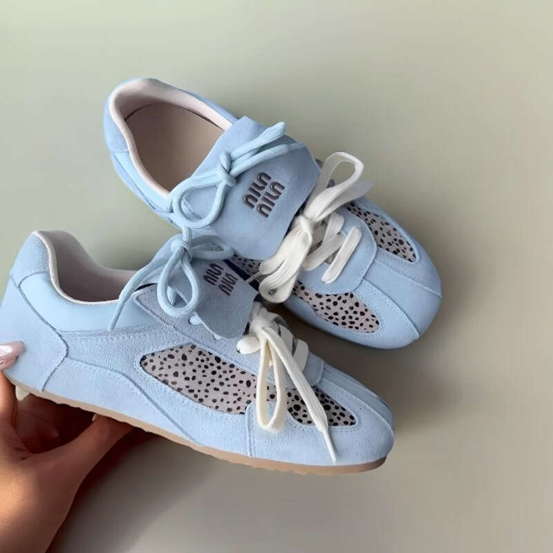 Small Niche Design Leopard Print Training For Women 2025 New Versatile Casual Sports Board Shoes, Forrest Gump Shoes