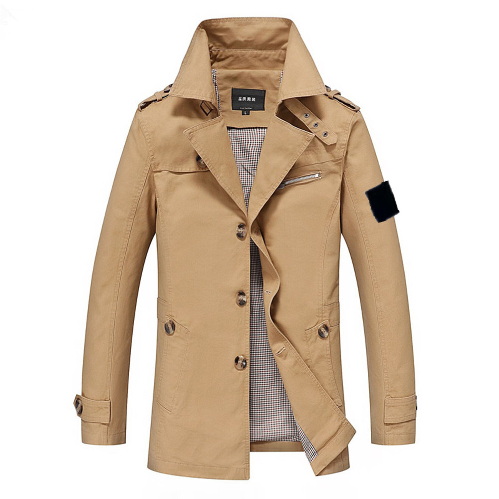 25ss topST0 luxury brand Men's Jackets jumper Trench Jacket Men Fashion Design Veste Homme Formal Spring Winter Suit Coat Solid Cotton Windbreaker coat