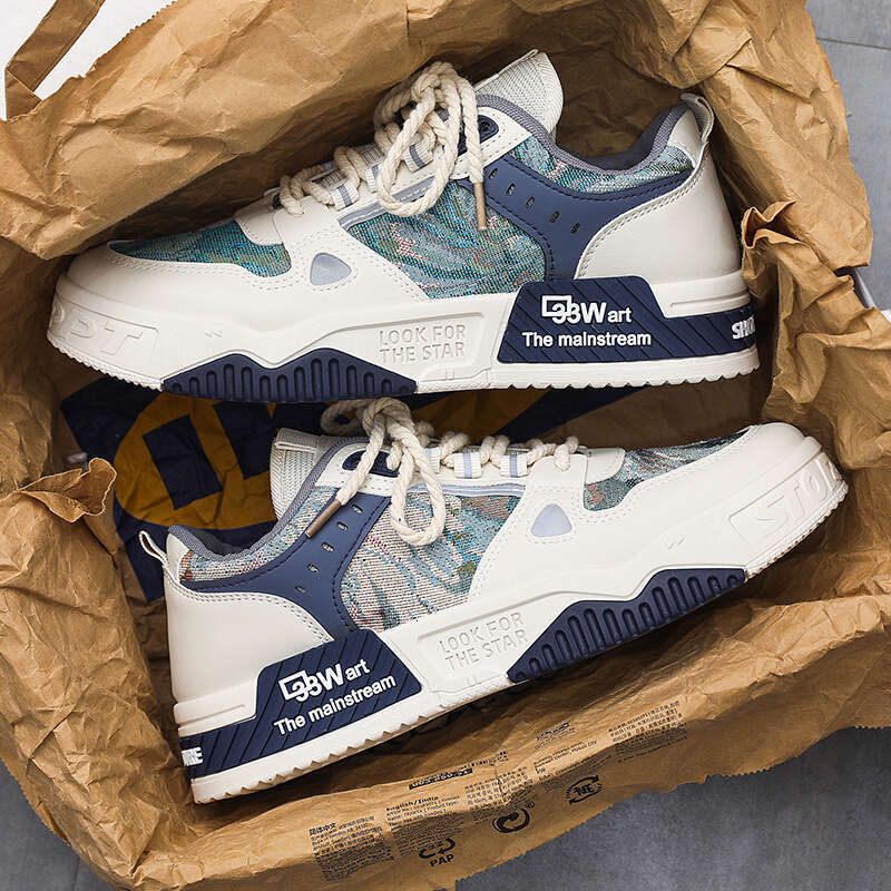 Trendy Low Top Skate Shoes Men's Street - All Seasons Outdoor Workout Walking Traveg | Comfy Sneakers For Men