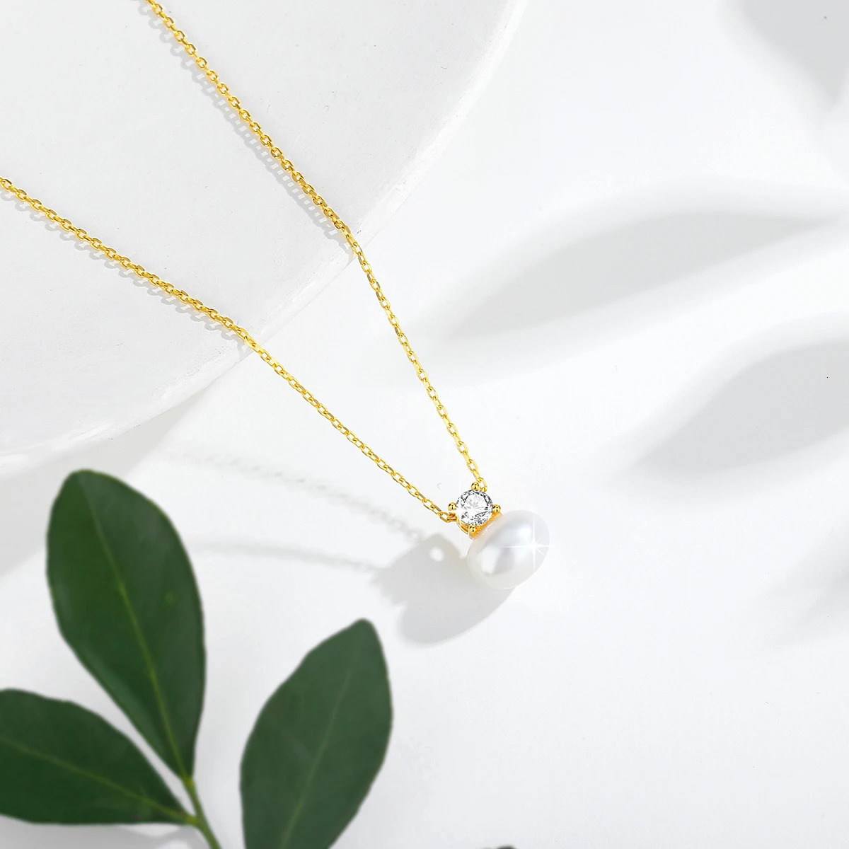 100% genuine 18K gold pearl necklace AU750 K gold pendant with wedding jewelry gift 2024 certificate 241113