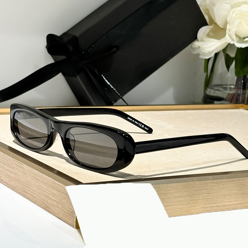 Sunglasses Womens Cat Eye Acetate Frame With Polyamide Lens 557 Mens Designer Luxury Sun Glasses Fashion Outdoor Goggles UV400 With Box