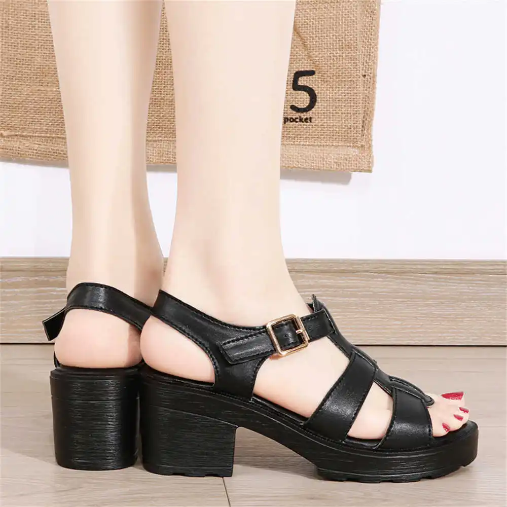 Anti-slip Mid Heels Flat Women's Sandals Tenis New Fast Shoes Slippers For The Beach Sneakers Sports Tenes Team