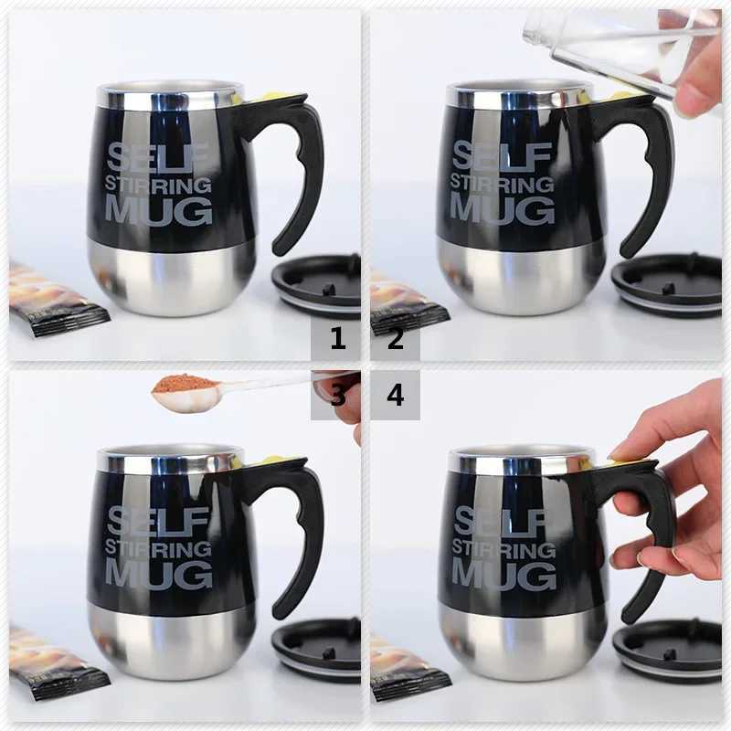 New Tiki Autatic Cup Blender Beverage Coffee G Termos 304 Stainless Steel Mixing Creative Blender Beverage Y241114