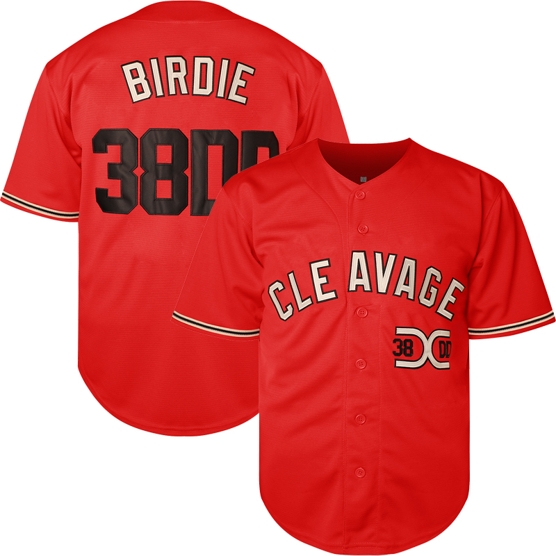 38DD BIRDIE Baseball Jersey Stitched Personalized Name Number comfortable and breathable sports Jersey