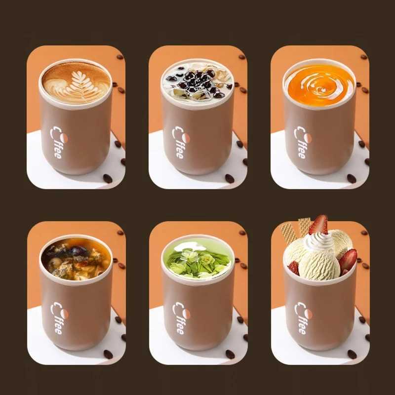 17oz portable coffee cup leak proof vacuum foil simple crazy cup travel car thermostat kitchen beverage He accessories Y241114