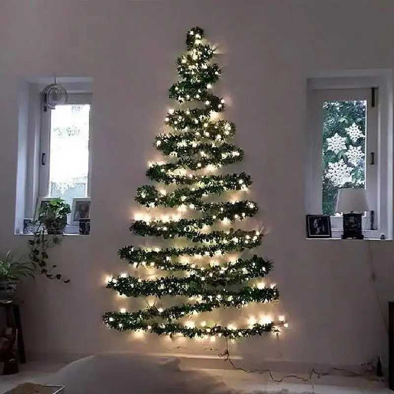 Wall mounted Christmas tree LED lights holiday decorative lights holiday decorative lights X241114