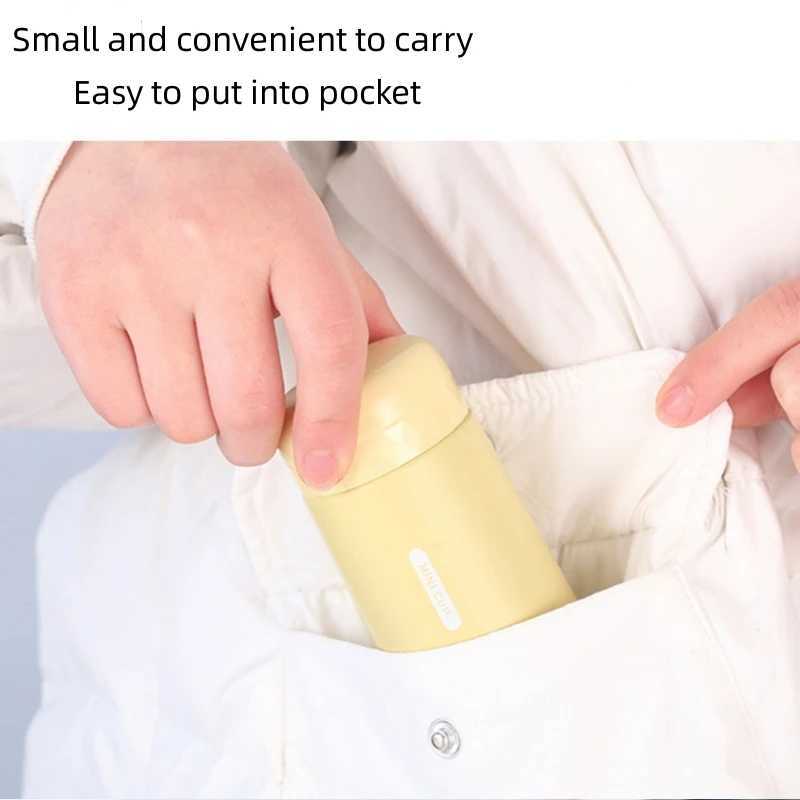 150ml Convenient Mini Stainless Steel Hot Pot Portable Leak proof Fashion Water Cup Beverage Hot Pot Y241114