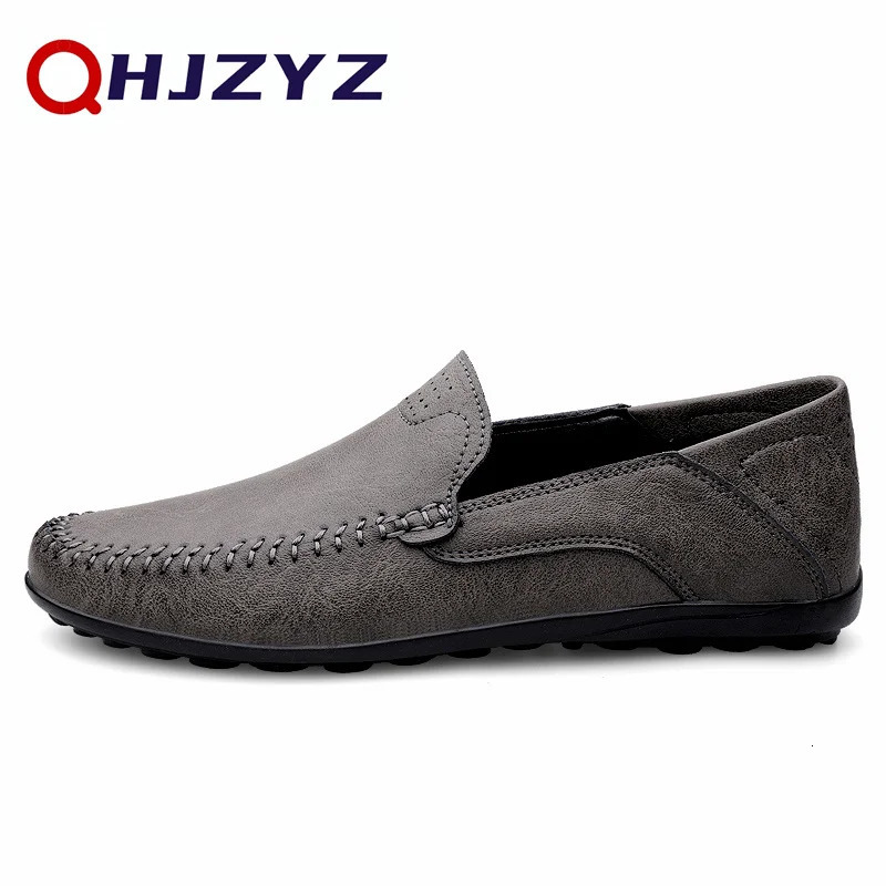 genuine leather mens Loafers Moccasins shoes er mens casual handmade formal slider mens boat shoes Zapatillas Hombre 241113