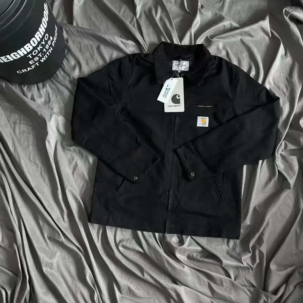 Jackets For Men New Classic Bottom Rutte Washed Vintage Jacket Workwear Canvas Coat Casual Safari Style Varsity