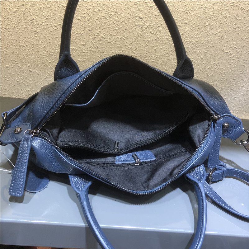 Handbag Genuine Leather Bags For Women Casual Totes Solid Large Daily Shoulder Crossbody Bag Female Mochila Genuine Leather BagVoyage