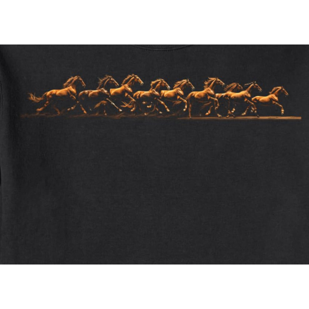 Long Sleeve Shirts for Men sweatshirt Horse Lover Running Horses Ranch Equestrian Gifts Graphic Sweatshirt T shirt Tee Streetwear Casual tops clothes