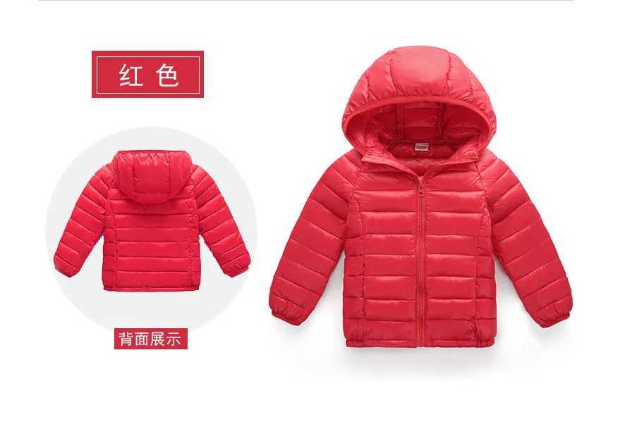 Hot selling autumn and winter childrens down jackets cute girls childrens clothing childrens warm jackets X241115