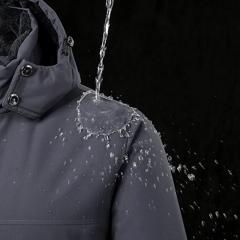 10xl 9xl Winter Men Parka Coats Fleece Waterproof Warm Plus Size 6XL 7XL 8XL Oversize Thicken Hooded Jackets Loose Windbreaker 241115