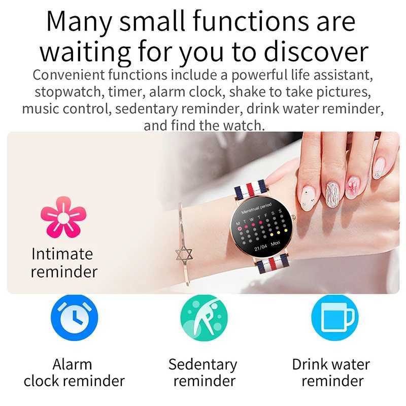 2024 new tra Thin smartwatch Wen 1.36-inch AMOLED 360 * 360 high-definition pixel display screen always shows call time reminder smartwatch for ladies