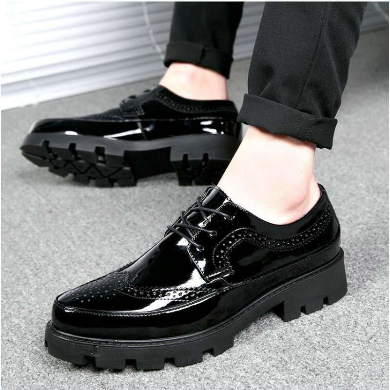 New Fashion Wedding Business Oxford Dress crocodile Pattern Men Formal Shoes LH-67