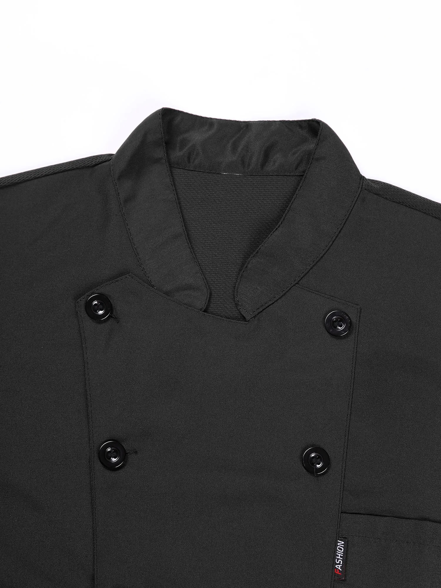 Adults Unisex Chef Shirt Women Mens Restaurant Work Uniform Stand Collar Coat Canteen el Cook Food Service Jacket 240412