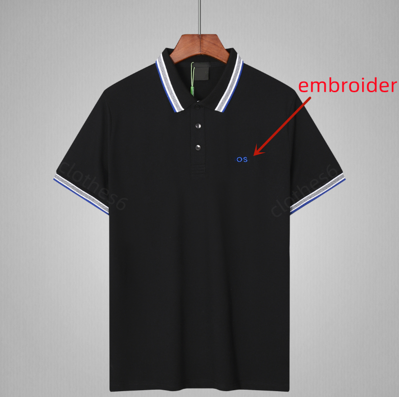 Mens Stylist Polos Shirts designer t shirt Luxury Men Clothes Short Sleeve Fashion Casual Men's Summer T Shirt black colors are available