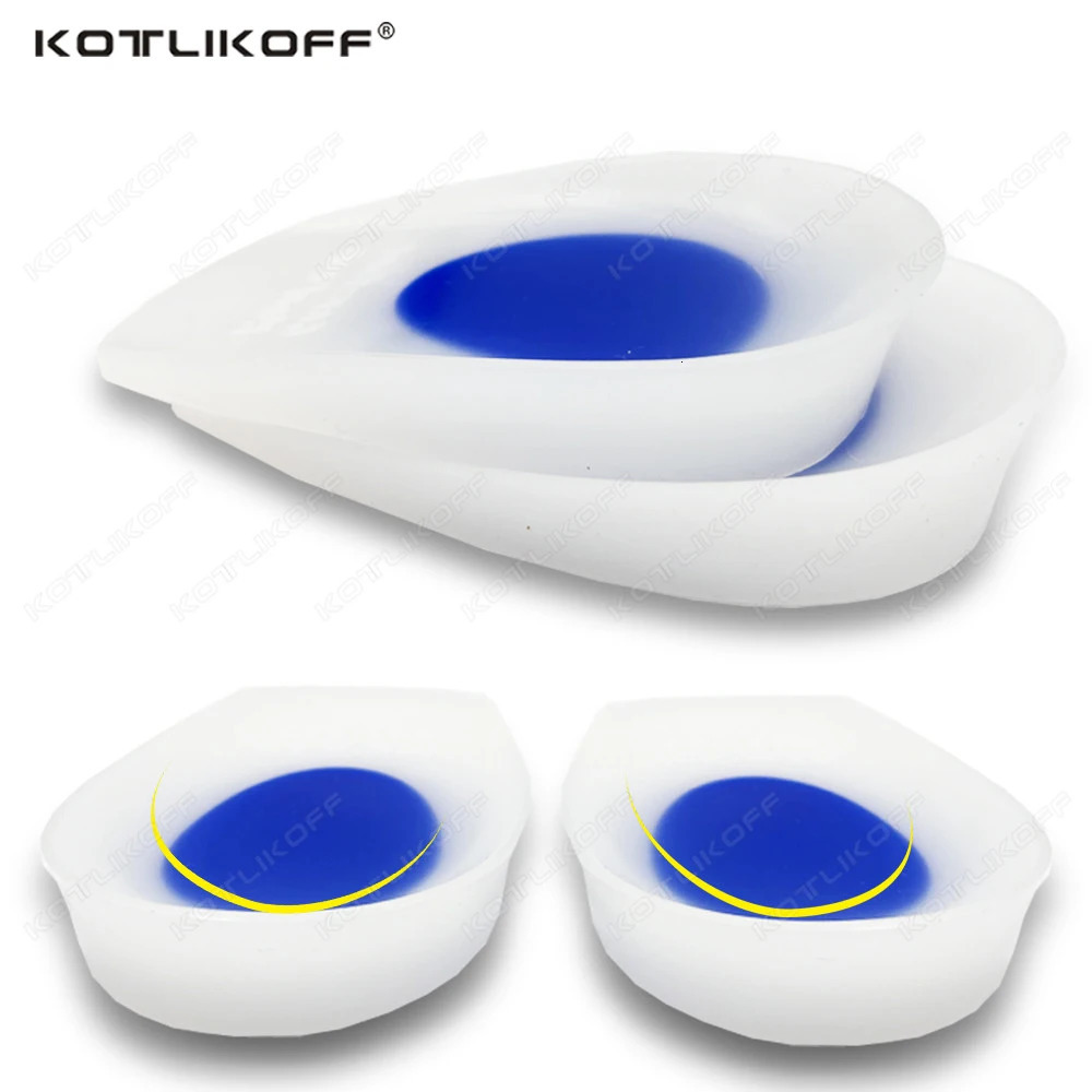 Silicone Insoles For Heel Protector Inserts Heel Spur Pads For Relief Plantar Fasciitis Heel Pain Reduce Pressure 240329
