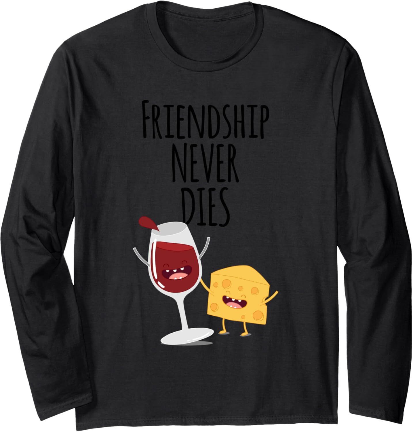 Long Sleeve Shirts for Men sweatshirt Cute Friendship BFF Birthday Gift for Friends Long Sleeve Tee Streetwear Casual tops clothes fashion