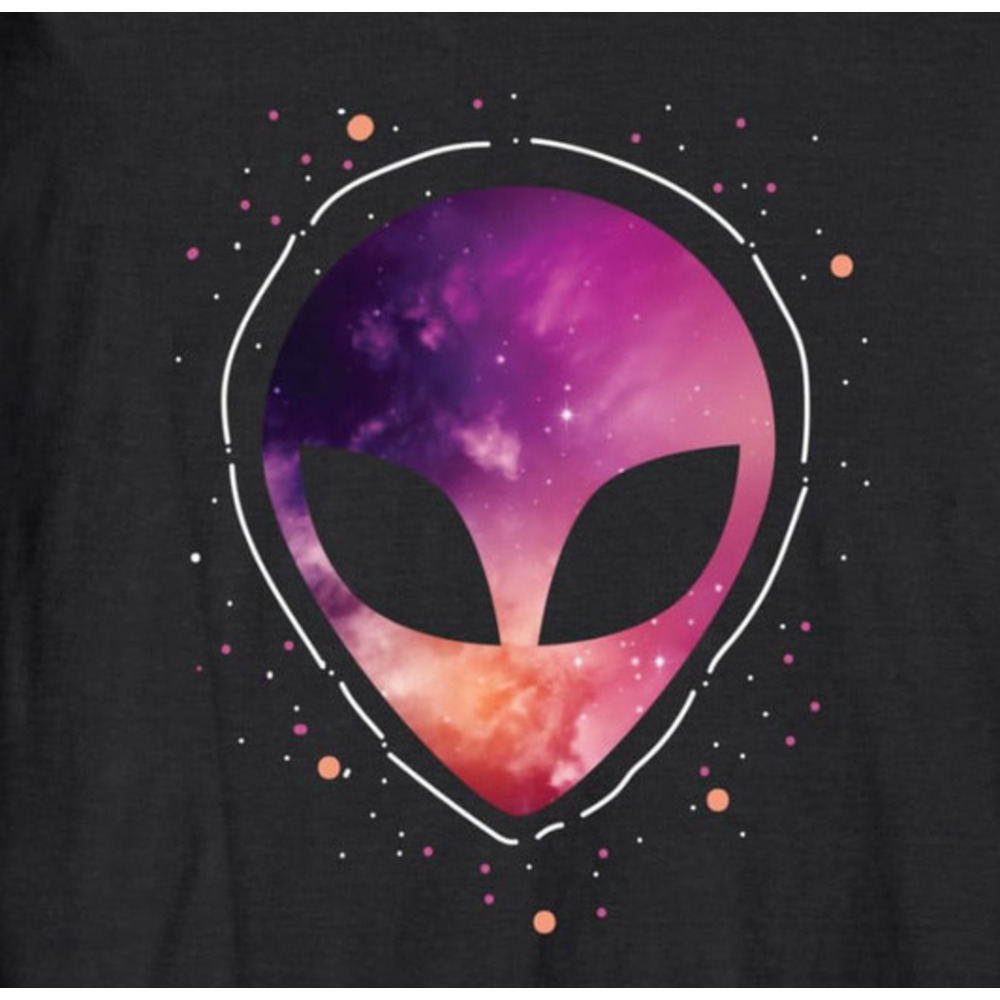 Long Sleeve Shirts for Men sweatshirt Starry Sky Cool Alien Head Cute Funny Gift Long Sleeve Tee Streetwear Casual tops clothes fashion