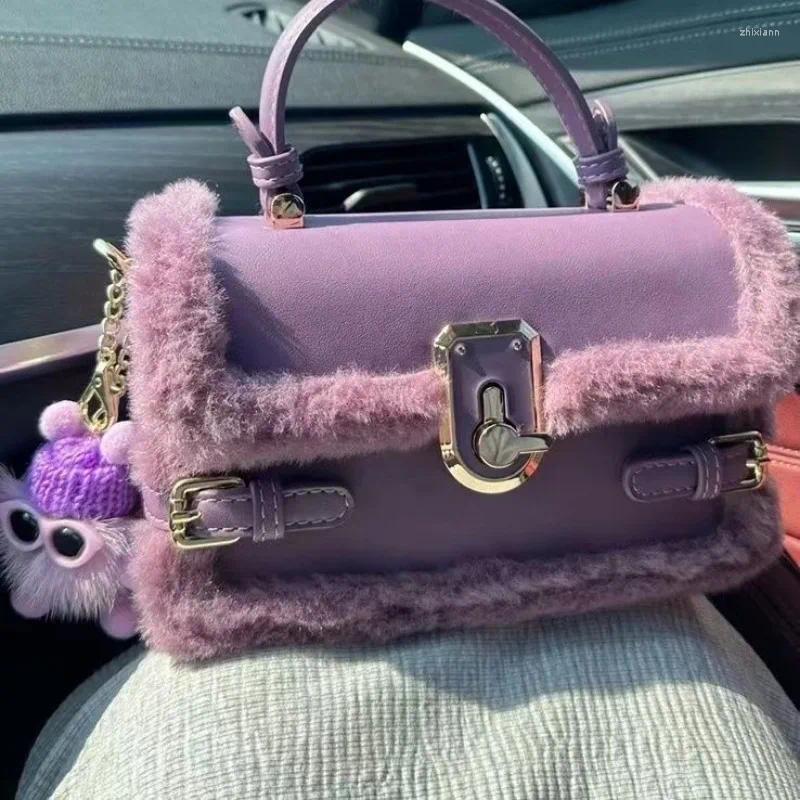 Plush Crossbody Bags 2024 |Versatile Designer Underarm Purses for Women