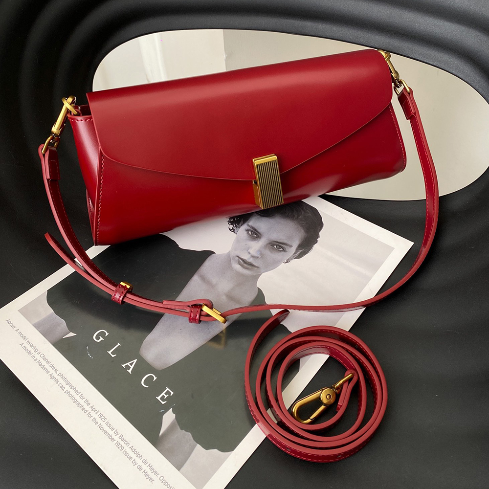 LEVANE Split Leather Commuter Underarm For Girls Single Fashion Shoulder Bags Women dddmymoon