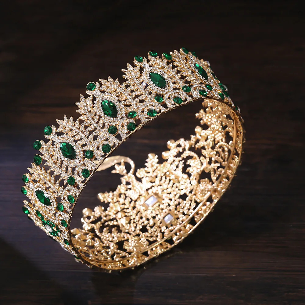 International beauty pageant Miss Pageant Crown Global High Tiaras Diamond Bridal Hair Accessories 241114