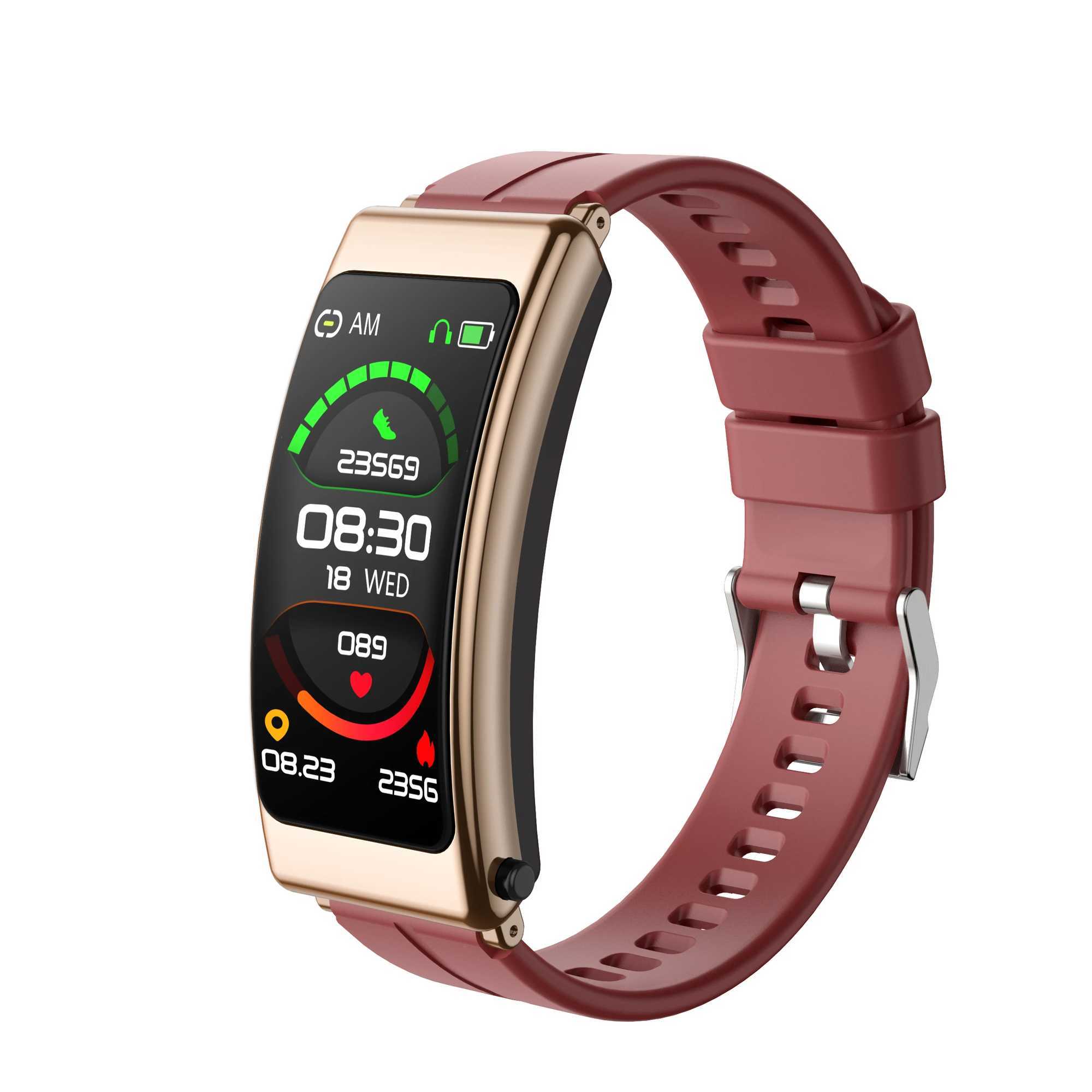 The best-selling new bracelet of 2024 K13 smartwatch 2-in-1 BT earphones fitness tracker sports smart bracelet for Android and iOS Y241114