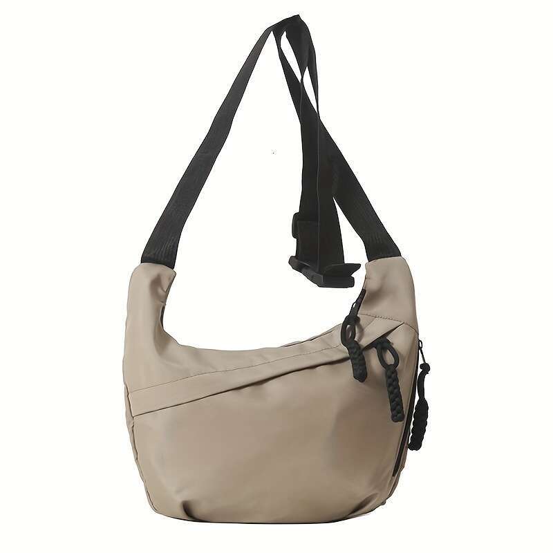 Women's Fashion Mini Crossbody Phone Casual Nylon Shoulder Shell Bag, Lightweight Adjustable Strap Zippered Closure