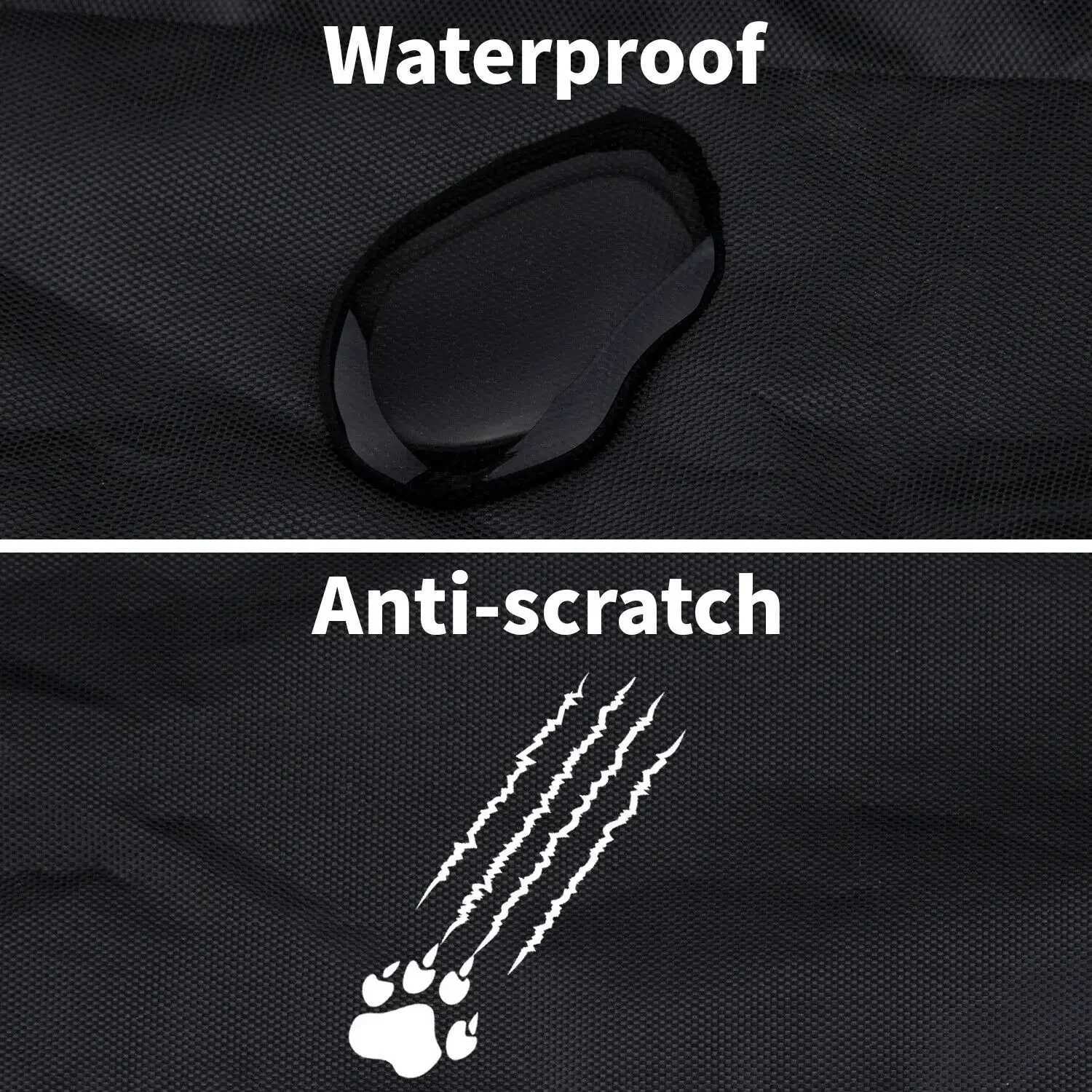 Dog Car Seat Covers Heavy Duty Waterproof Car Rear Back Seat Cover Black Pet Dog Protector Universal z241115