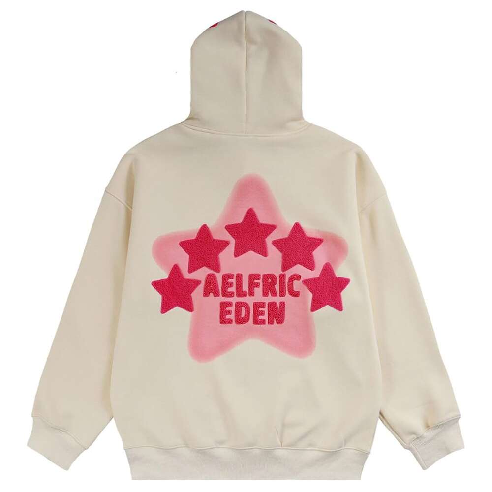 Aelfric Eden Star Graphic Hoodie Streetwear Print Trend Causal Loose Oversized Hooded Sweatshirts Pullover popular