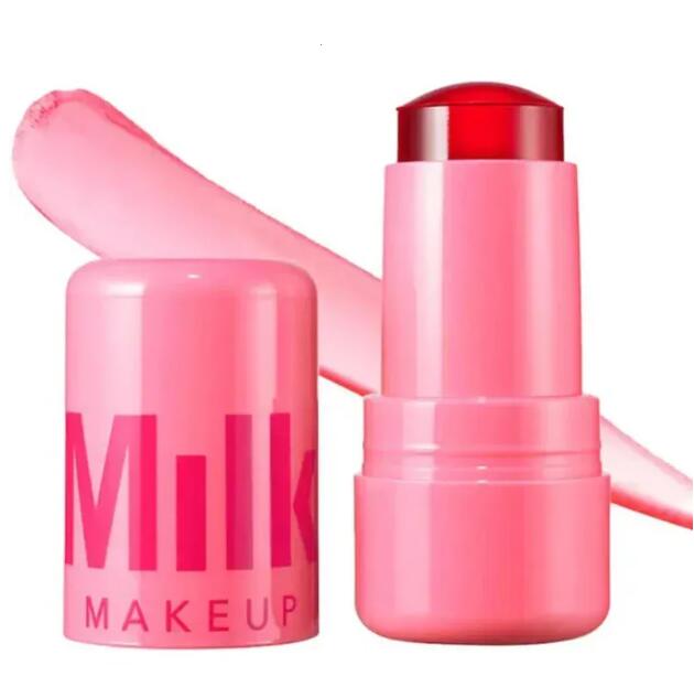 Milk Makeup blush stick 4 Colors SPRITZ coral CHILL red SPLASH berry coog water jelly tint watercolor multiuse matte lip tinted makeup