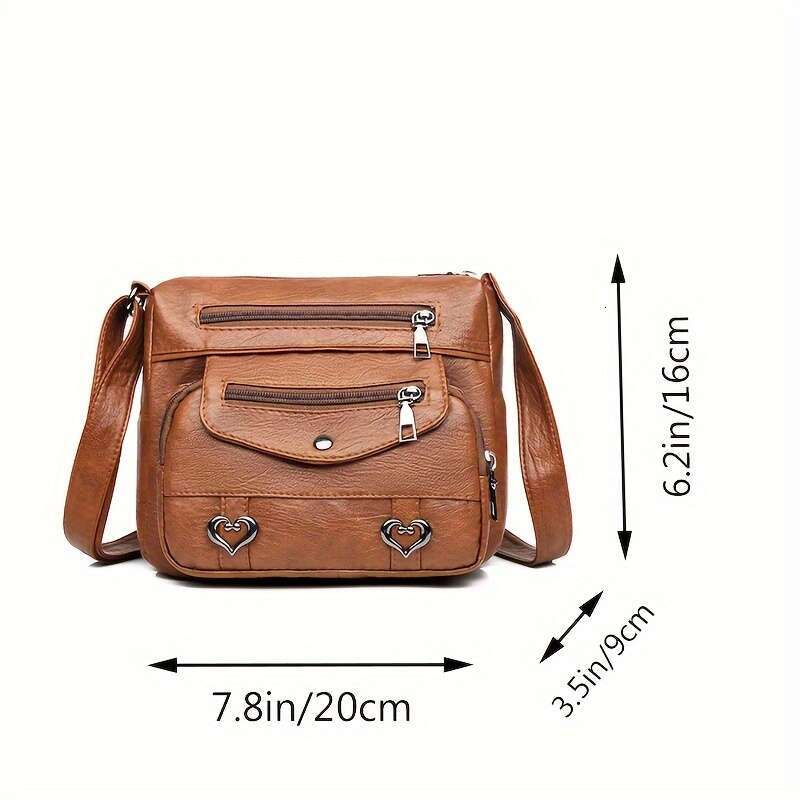 2025S Designer S New Model Fashion Crossbody Bag With Multiple Pockets Soft Shoulder Sg Purse For Middle Aged And Elderly Ladies Elegant Mom Handbag