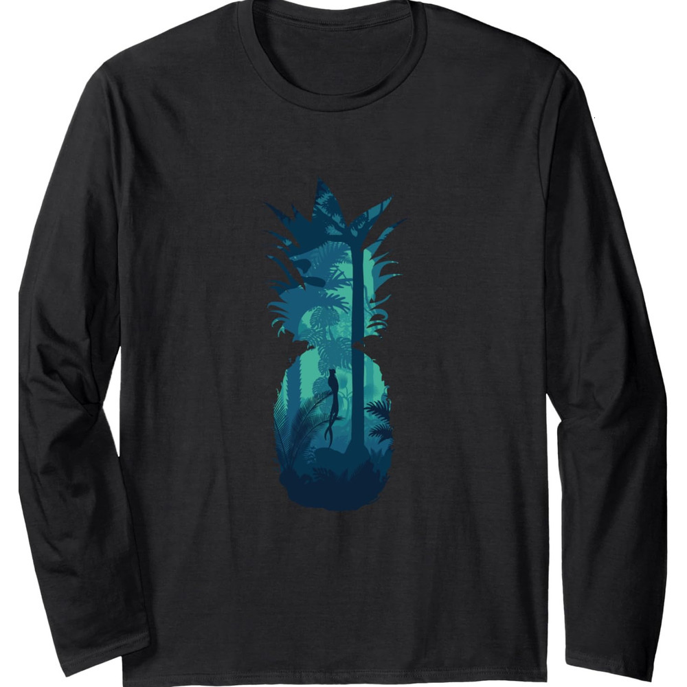 Long Sleeve Shirts for Men sweatshirt Pineapple Flowers Vintage Fruit Lover Pineapple Gift Long Sleeve Tee Streetwear Casual tops clothes cool