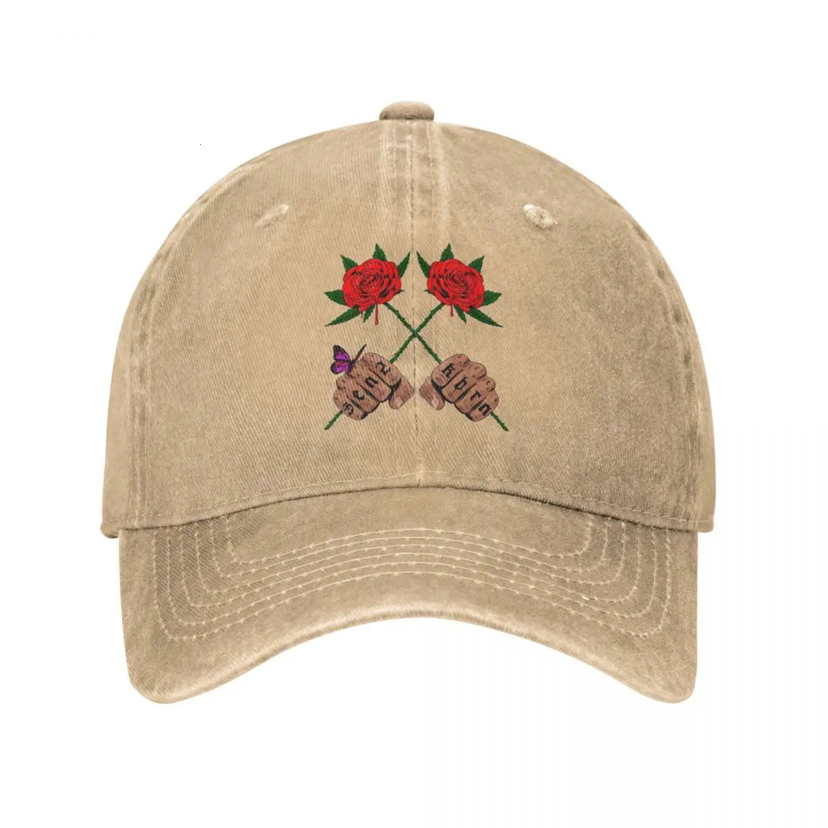 Vintage Eladio Carrion Sauce Boyz Rose Baseball Caps for Men Women Distressed Washed Sun Cap Outdoor Workouts Caps Hat 240407