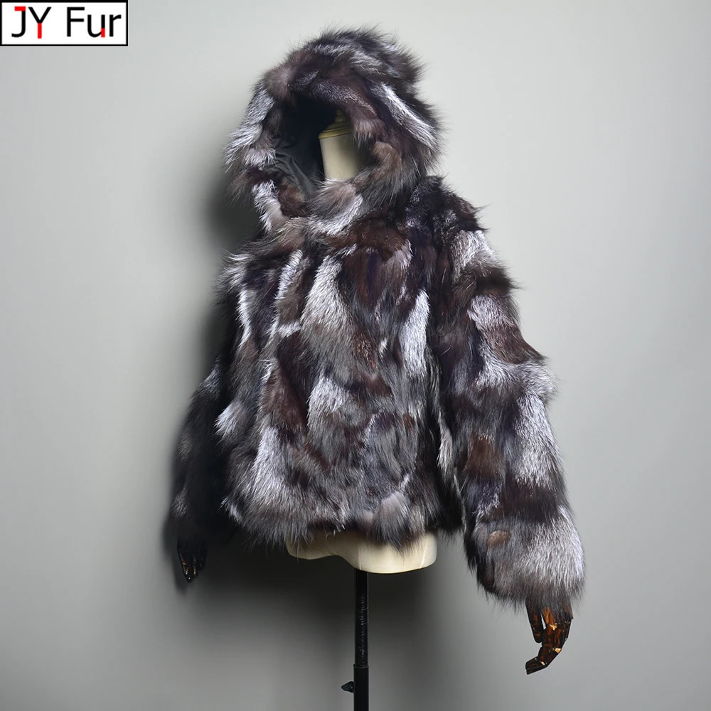 2024 Winter Women Real Fur Coat 100 Natural Jacket Collar Fashion Thick Warm Lady Outerwear 241115